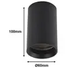Optonica - Spot led en saillie noir pour ampoule GU10 - silamp