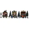 Silumen - Village de Noël Lumineux led, set de 3 maisons et accessoires