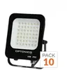 Silamp - Projecteur led Extérieur smd 30W IP65 Noir (Pack de 10) - Bla...