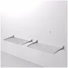 EyeAm Tendoir à linge mural, Séchoir à linge mural et pliable en aluminium et acier, 2x Foxydry Fold 100 cm - Gris