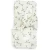 Babyshower Lot de 2 langes Minimax Olive Bloom (140 x 100 cm)