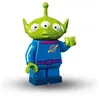 Non communiqué Lego Minifigures Disney 71012 - N°2- Pizza Planet Alien (1 sachet ENTRE-OUVERT)