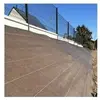 Vente au mètre Largeur 5,15m 130g/m2 Toile Bache de paillage marron ti...