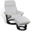 Fauteuil de Relaxation Manuel My New Design - Minorque - Cuir Blanc