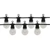 SILAMP Guirlande Guinguette led 13M 20pcs 6W IP65 Monocouleur - Câble n