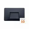 Silamp - Balise led saillie 3W 220V 120° Noire IP44 pour Escalier (Pac...