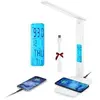 MAGICFOX Lampe de bureau LED avec Charge sans fil, Angle Réglable Contrôle tactile - 3 modes d'éclairage - Affichage LCD - LED offert