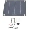 V BESTLIFE Kit de Chargeur de Batterie Solaire Monocristallin 20W avec Sortie 12V 18V, pour Camping-car, Voiture, Bateau
