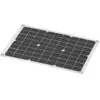 Duokon Panneau de chargeur solaire Panneau Solaire USB 20W 18V Chargeur de Batterie Solaire Portable pour Voiture Bateau Yacht