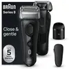 Braun Series 8 8560cc Rasoir à grille humide et sec Noir