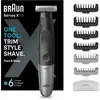 Tondeuse - Braun - XT5200 - Acier inoxydable - Rechargeable - Étanche