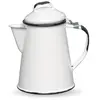 Cafetière expresso 3 4 personnes blanche Graniteware