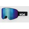 TSG Four Solid Black-Blue Goggle noir Uni