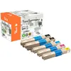 Multipack plus compatible avec oki 44469803, 44469704, 44469705, 44469706 peach kompatible toner+tinte pt616