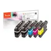 Peach PI500-135 - Encre à pigments - Noir - Cyan - Magenta - Jaune - Brother - dcpj 562 dw dcpj 4120 dw mfcj 480 dw mfcj 680 dw mfcj 880 dw mfcj 1100