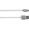 Câble usb usb 2.0 usb-a mâle, USB-Micro-B mâle 1.00 m argent 2700240 - Skross