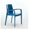 22 Chaises Cream Grand Soleil accoudoirs Restaurant offre stock, Coule...