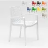 22 Chaises Gruvyer ARM Grand Soleil accoudoirs polypropylène brillant ...