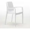 22 Chaises Cream Grand Soleil accoudoirs Restaurant offre stock, Coule...