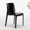 Lot de 18 Chaises Ice polypropylène restaurant promo offre - Noir