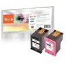 Peach Multi Pack Compatible with HP No. 302, F6U66A, F6U65A