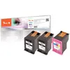 Peach Multi Pack Plus Compatible with HP No. 302XL, F6U68A, F6U67A