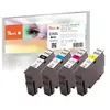 Peach Multi Pack XL - Pack de 4 - noir, jaune, cyan, magenta - compati...