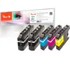 Peach 0F319796 cartouche d''encre 5 pièce(s) Compatible Bleu, Cyan, Ma...
