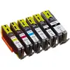 Peach pi100-313 multi pack (noir, jaune, magenta, cyan) compatible car...