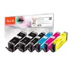 Peach Multi Pack Plus C570, C571 - Pack de 6 - noir, jaune, cyan, mage...
