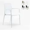 18 Chaises de Jardin accoudoirs Poly rat