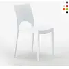 Chaise en polypropylène empilable salle à manger bar Paris Grand Solei...