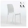 Grand Soleil 20 Chaises de Jardin en Poly-rotin Boheme café bar restaurant - Blanc