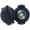 Lampe Curli luumi LED, noir pour chien - 2 colliers