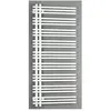Zehnder Yucca Asym Sèche-serviettes, fonctionnement mixte ou à eau cha...