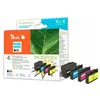 Peach Multi Pack - Pack de 4 - noir, jaune, cyan, magenta - compatible - remanufacturé - cartouche d'encre (alternative pour : HP 932XL, HP 933XL, HP