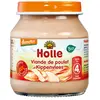 Holle Petit Pot Viande de Poulet Bio +4m 125g