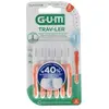 Brossette Interdentaire - GUM - Trav-ler - 0.6 mm - Orange - Lot de 6