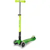 Trottinette Enfant Maxi Micro Deluxe Pliable Néon Led Vert