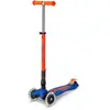 Trottinette Enfant Maxi Micro Deluxe Pliable Néon Led Orange