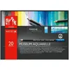 Caran d'Ache Crayon de couleur Museum Aquarelle - boite de 24 couleurs Marine