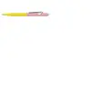Stylo à bille Caran d'Ache 849 Paul Smith Chartreuse Jaune et Rose