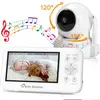 VSIUO Écoute Bébé Sécurisé Sans WiFi - Baby Phone HD 720P & 5 Écran LC...