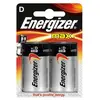 Piles alcalines D Energizer Max Powerseal LR20 2 unités