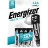 ENERGIZER Lot de 10 Blisters de 4 Piles Alcalines MAX PLUS AAA / LR03 1,5V
