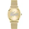 Lacoste Montre Femme Lacoste Crocodelle - 2001470 Bracelet Acier Doré