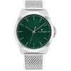 Tommy Hilfiger Montre Tommy Hilfiger Norris Acier Milanais Cadran Vert