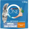 1,5kg Chat Stérilisé poulet PURINA ONE - Croquettes pour chat