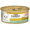 Purina 12x85g Les Mousselines colin, carottes Gourmet - Nourriture pour Chat