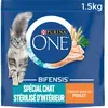 PURINA ONE Croquettes stérilisées chats d'intérieur 1,5 kg